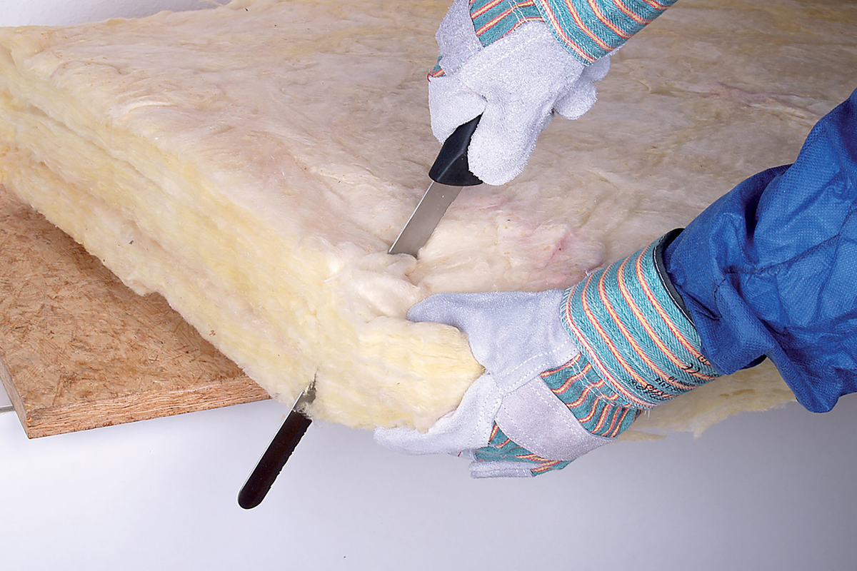 Special Knife for Insulating Materials with Plastic Handle