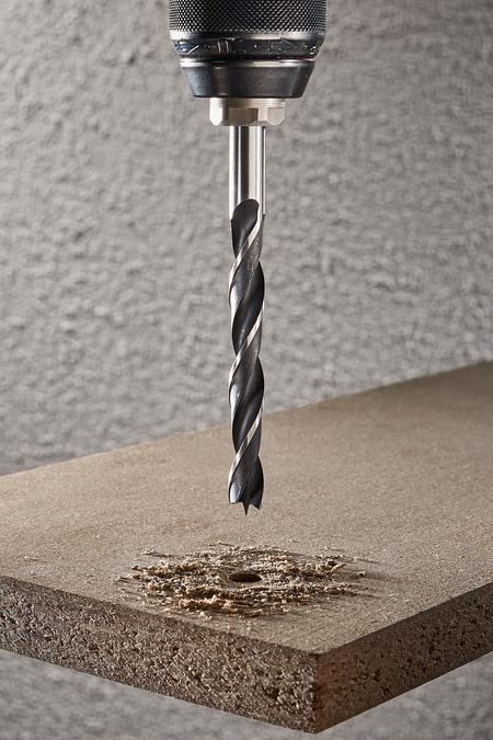CV Wood Twist Drill Bit Set, Ø 3–10 mm, 7 Pcs.