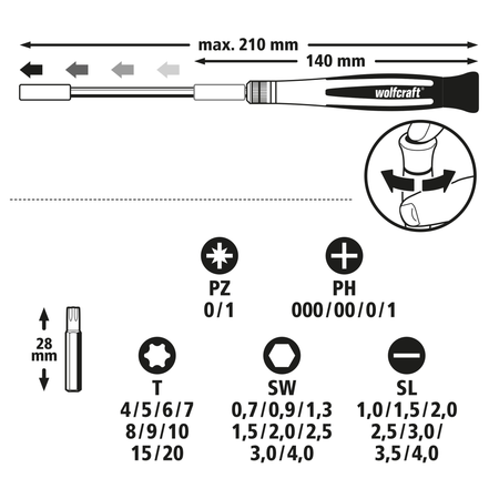 Micro Bit Box for Small Screws, 32 Pcs. - Image 2