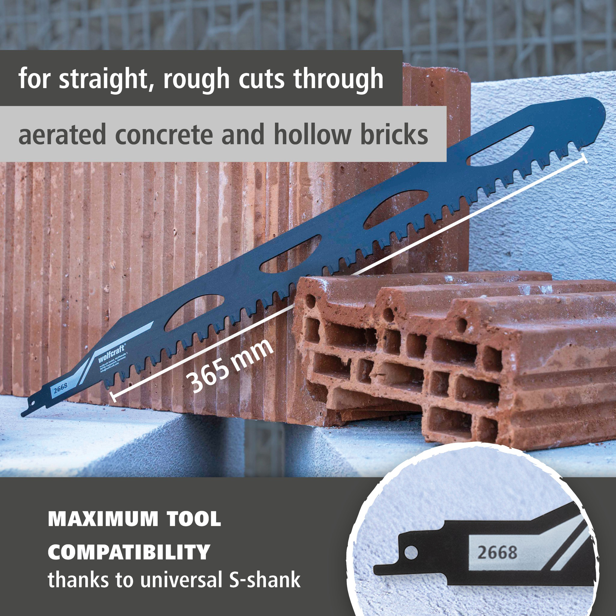 Sabre Saw Blade, TC Tipped (en)