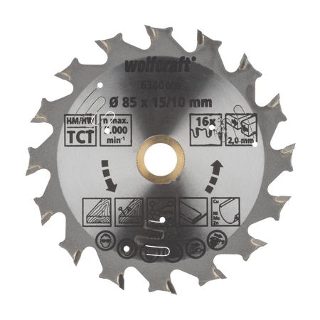 Circular Saw Blade for Cordless Circular Hand Saws, purple series, Ø 85 mm
