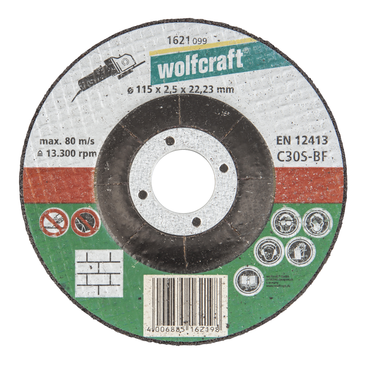 Cutting Disc for Stone, depressed centre, Ø 115 mm