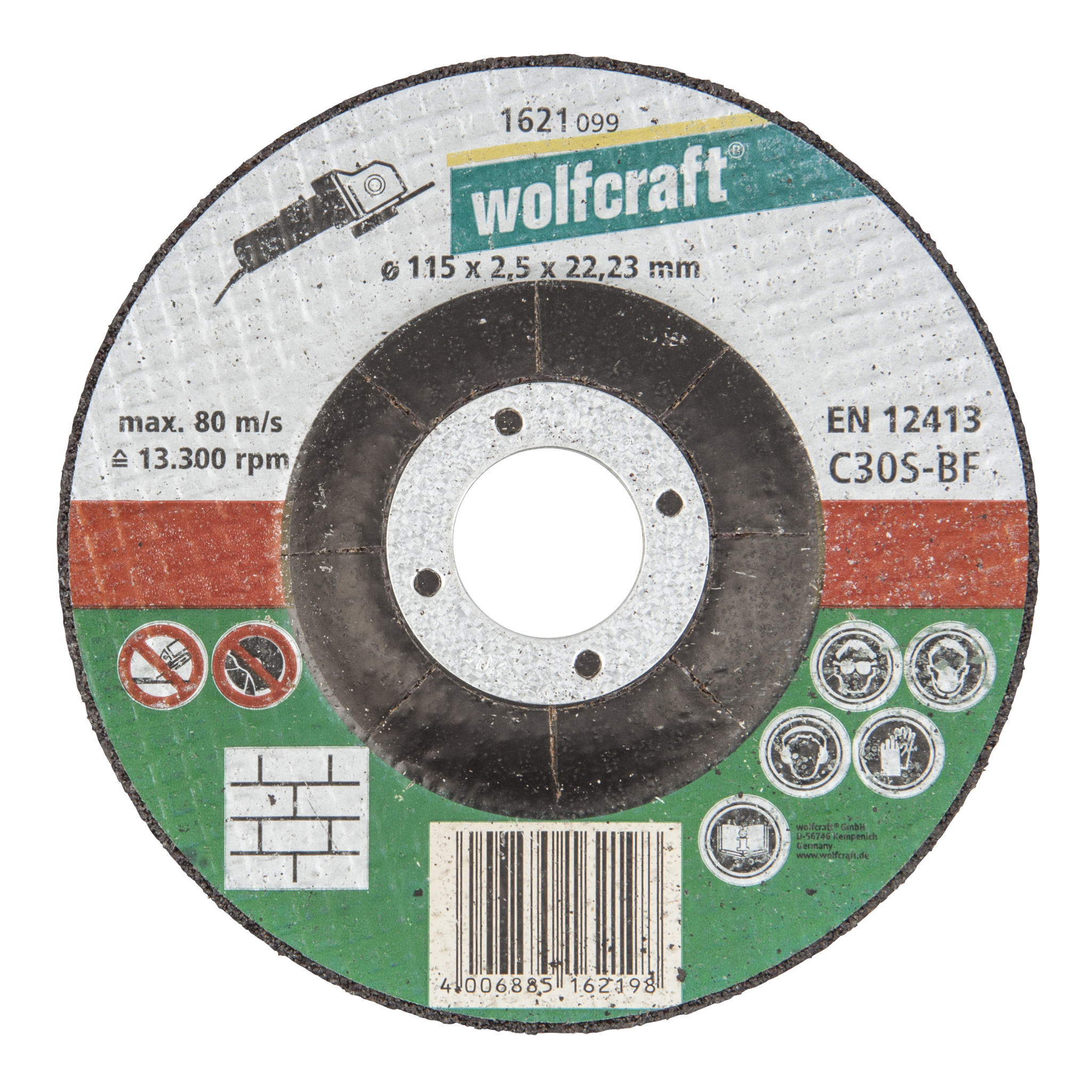 Cutting Disc for Stone, depressed centre, Ø 115 mm