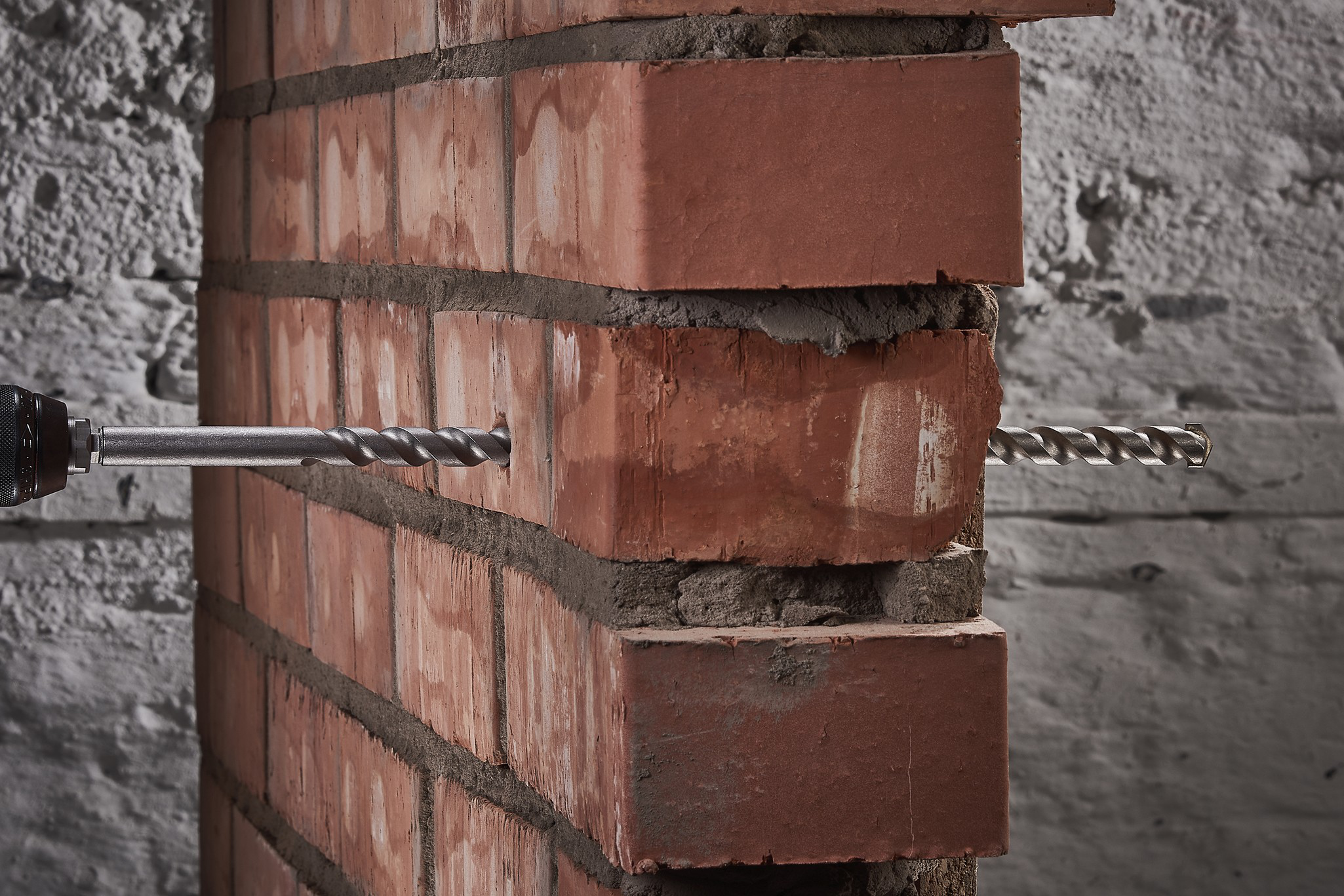 Wall Breakthrough Drill Bit, Tungsten Carbide Tipped, Hexagon Shank