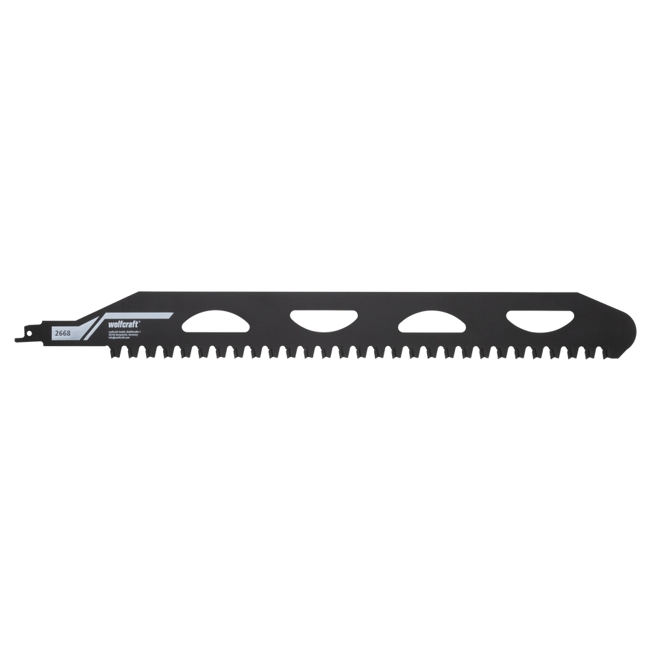 Sabre Saw Blade, TC Tipped, Aerated Concrete and Hollow Bricks, Straight Cut