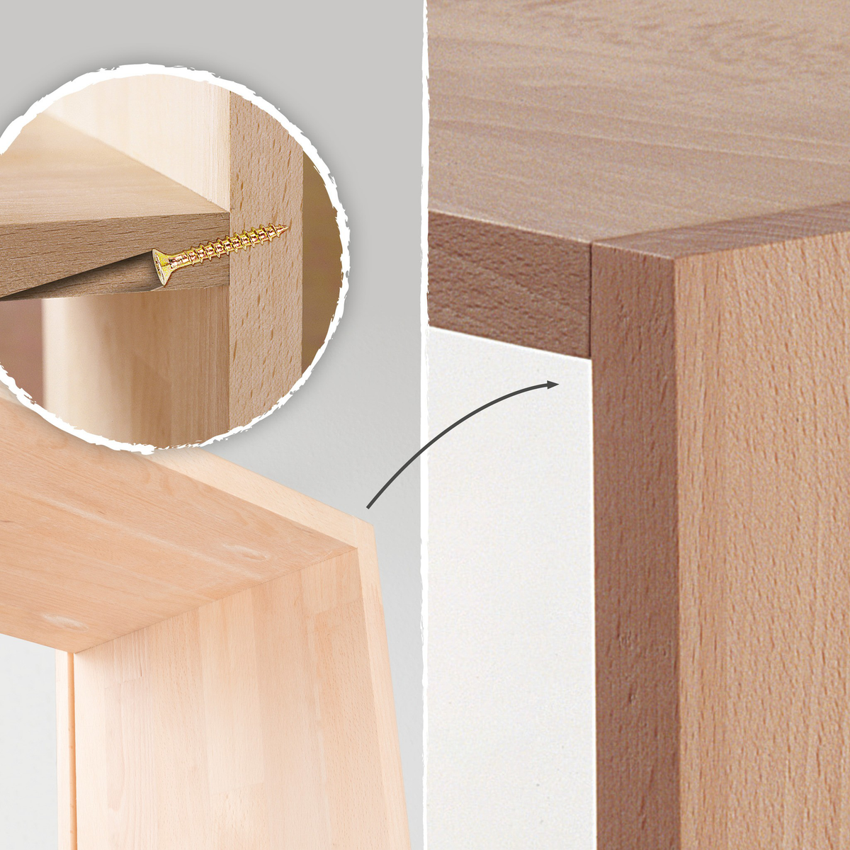 Project Set for Invisible Corner Joints