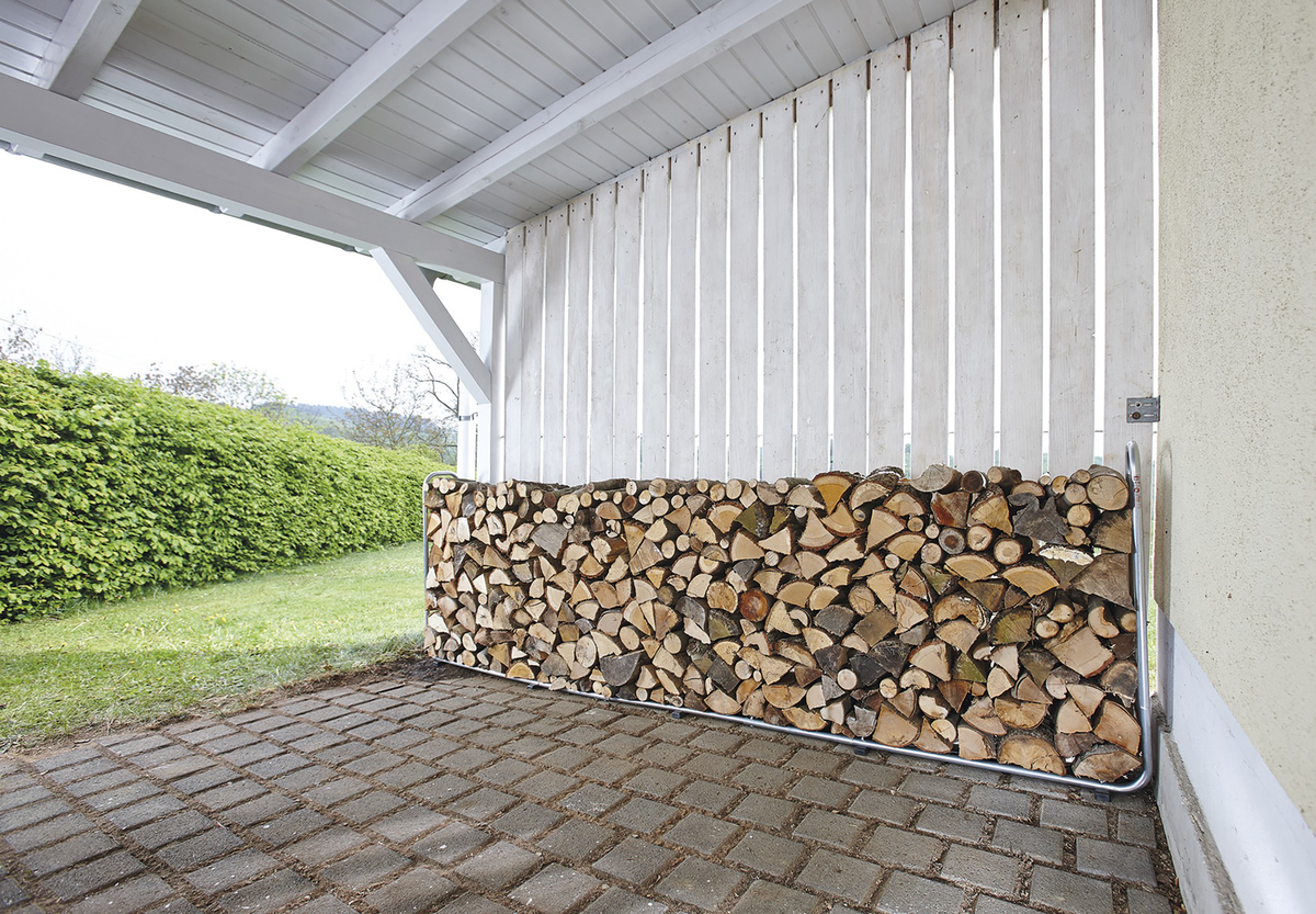 Modular XXL Stacking Aid for Firewood