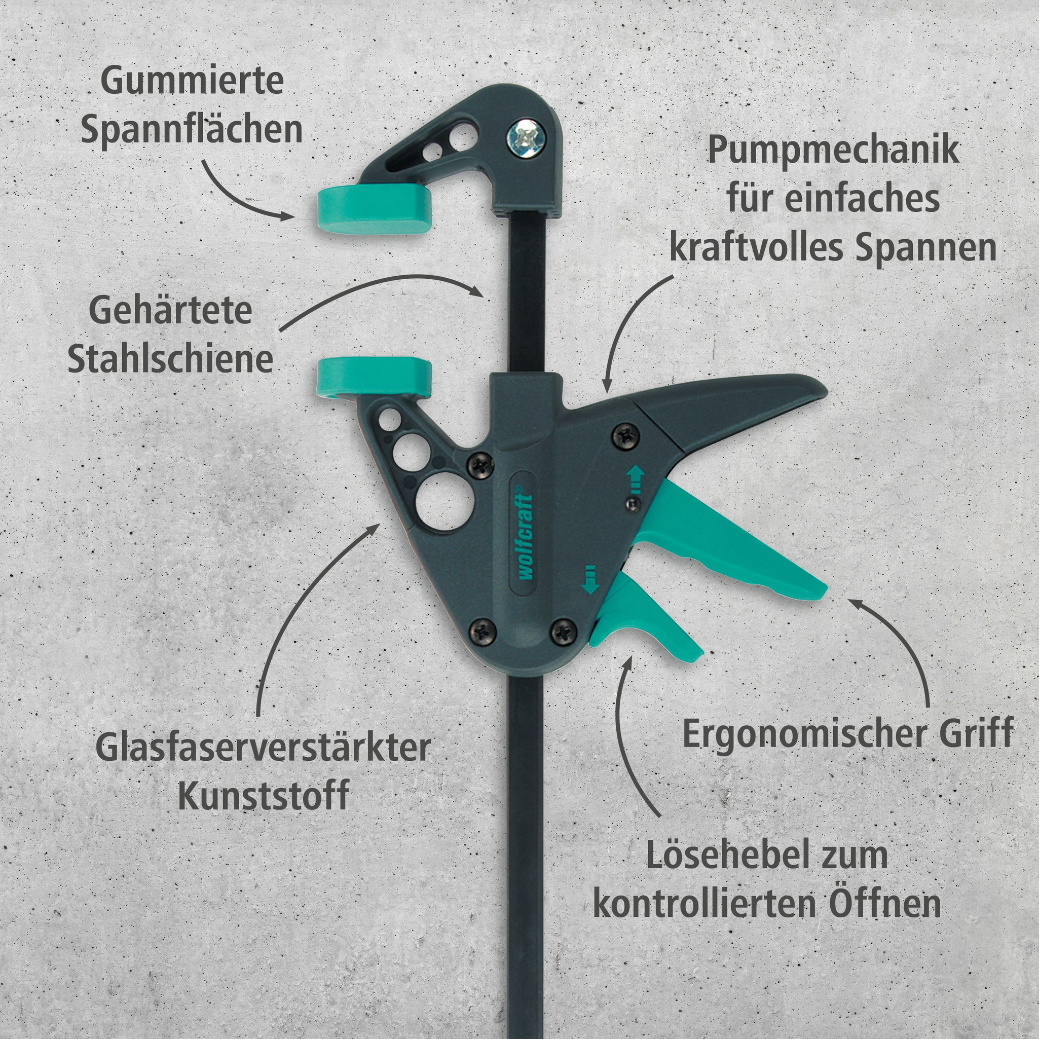 2 EHZ Miniature One-Hand Clamps2 MINI One-Hand Clamps (de)