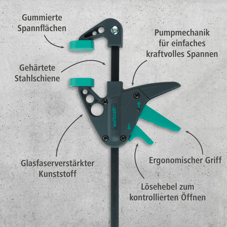 2 EHZ Miniature One-Hand Clamps2 MINI One-Hand Clamps (de)