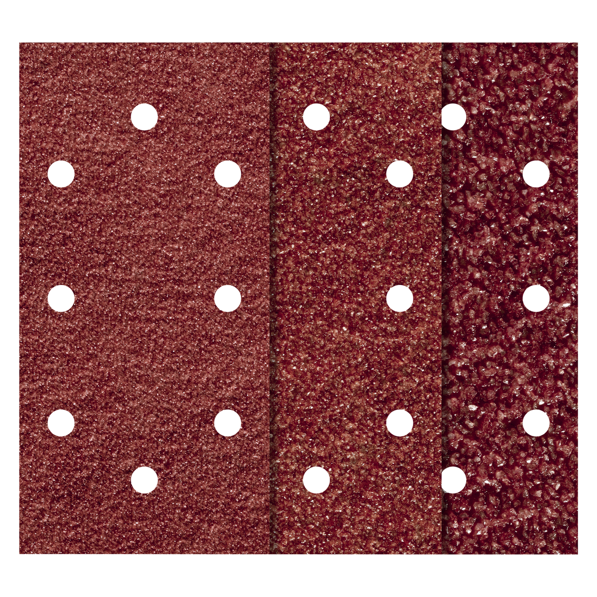 Easy-Fix Sanding Sheets for Wood/Metal, 93 x 190 mm, grain 60–240, 10 Pcs.