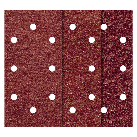 Easy-Fix Sanding Sheets for Wood/Metal, 93 x 190 mm, grain 60–240, 10 Pcs.