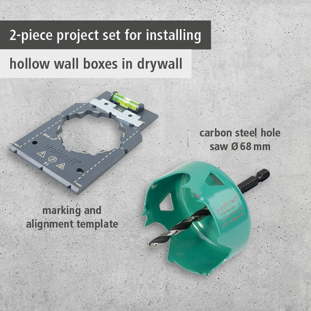 “Installing Hollow Wall Boxes” Project Set, Ø 68 mm (en)