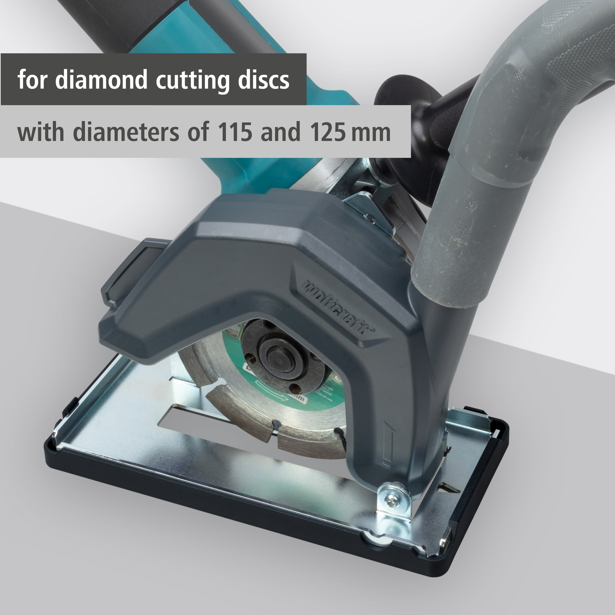 Extraction Hood With Guide Block for Angle Grinder (en)