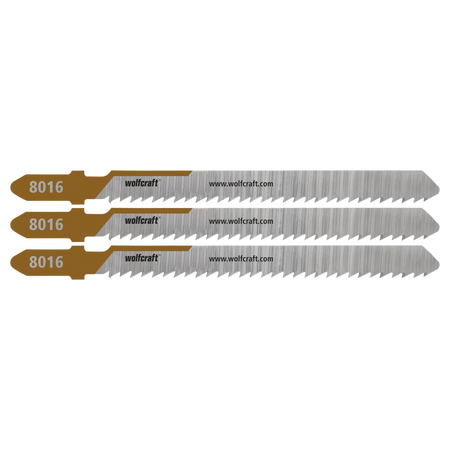 3 Jigsaw Blades, Hardwood, Fine Cuts, Mirror Cut