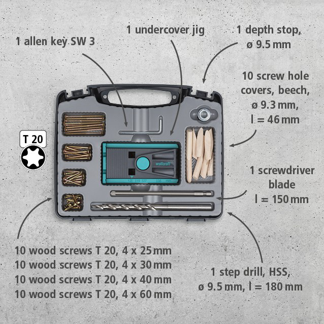 Undercover Jig Set TX, 55 pcs. (en)