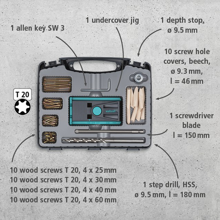 Undercover Jig Set TX, 55 pcs. (en)