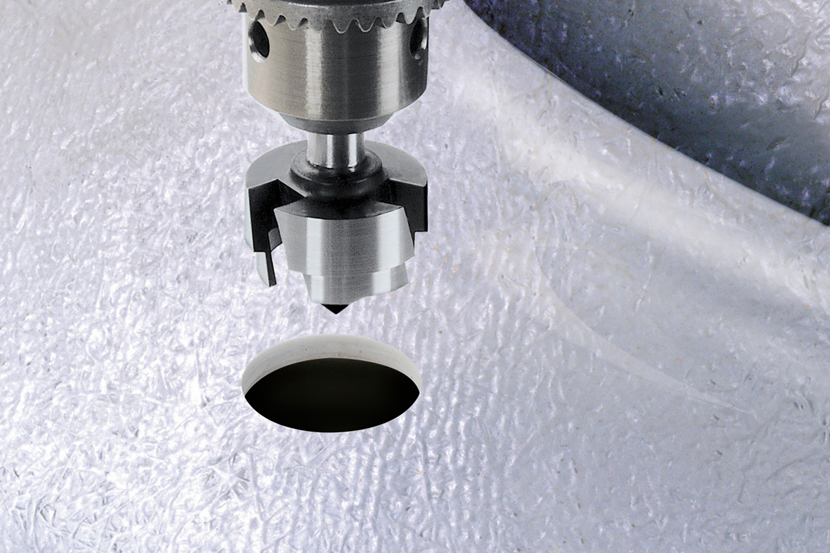 Special Drill Bit for Fibreglass Reinforced Plastic (GRP) Ø 28–35 mm