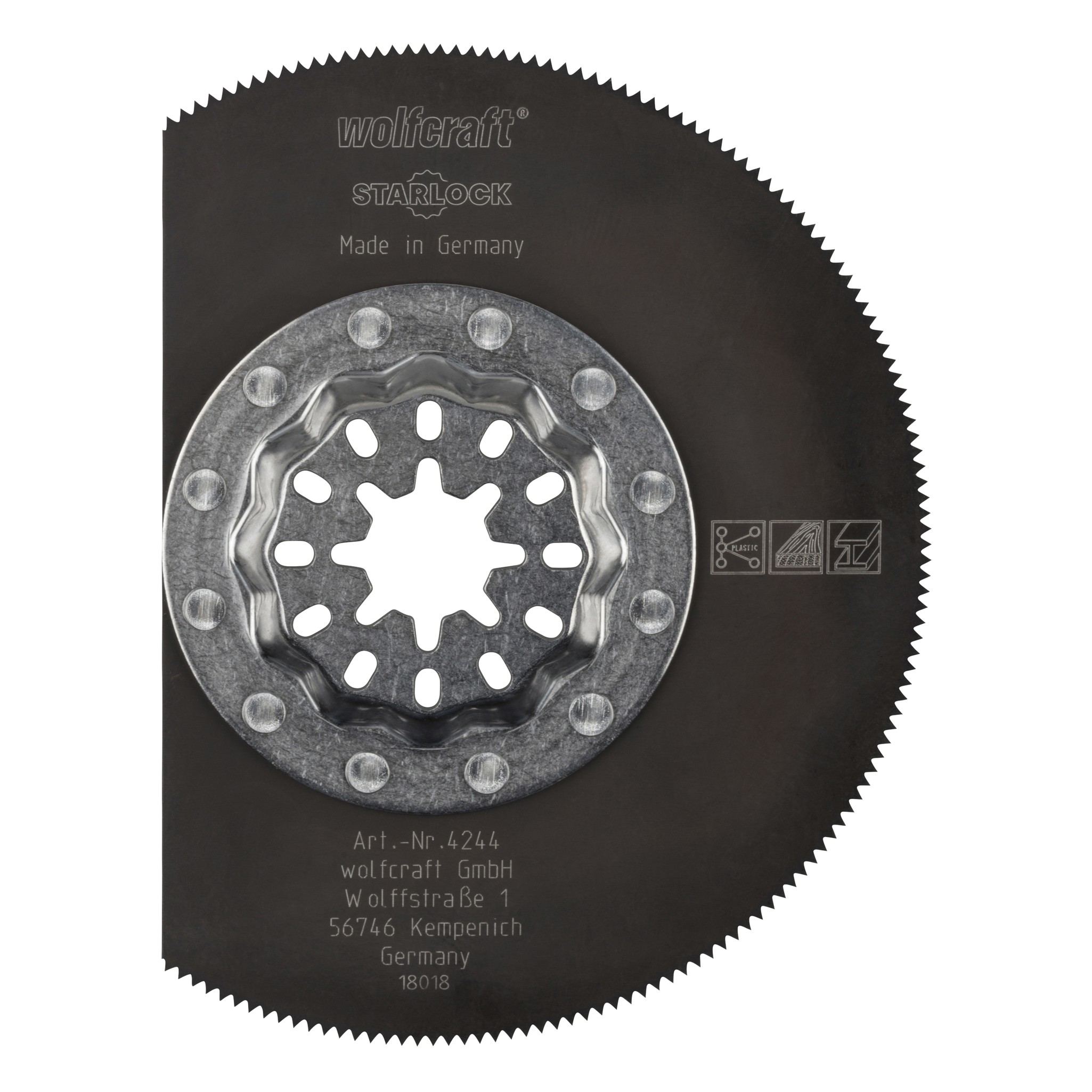 HSS Radial Saw Blade “Expert”, STARLOCK receptacle, wood, Ø 85 mm