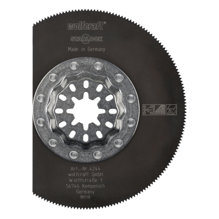 HSS Radial Saw Blade “Expert”, STARLOCK receptacle, wood, Ø 85 mm