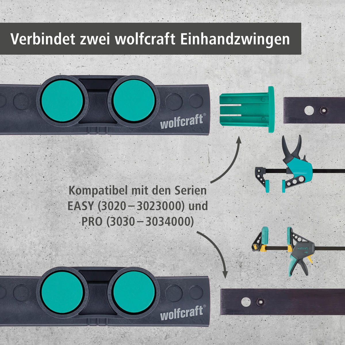 Connector PRO L/EASY One-Hand Clamp Adapter