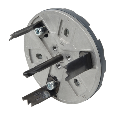 Adjustable Hole Saw, for Electrical Installations