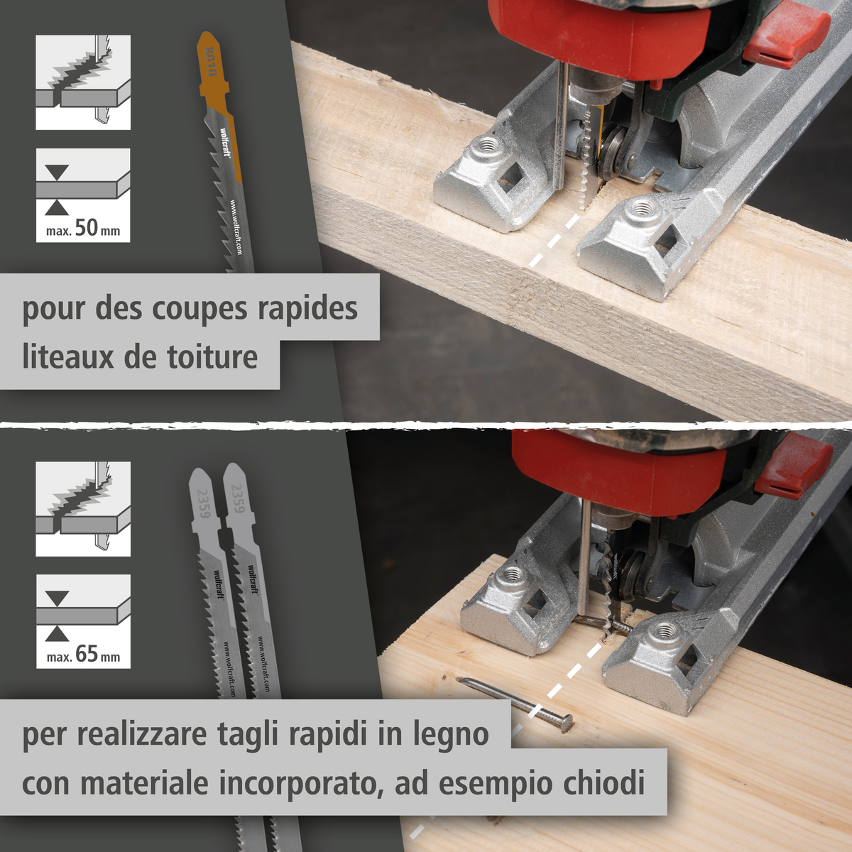 Jigsaw Blade Project Set for Demolition Work, 3 Pcs. (it)