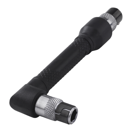 Angled Hand Screwdriver With 2 Bit Sockets