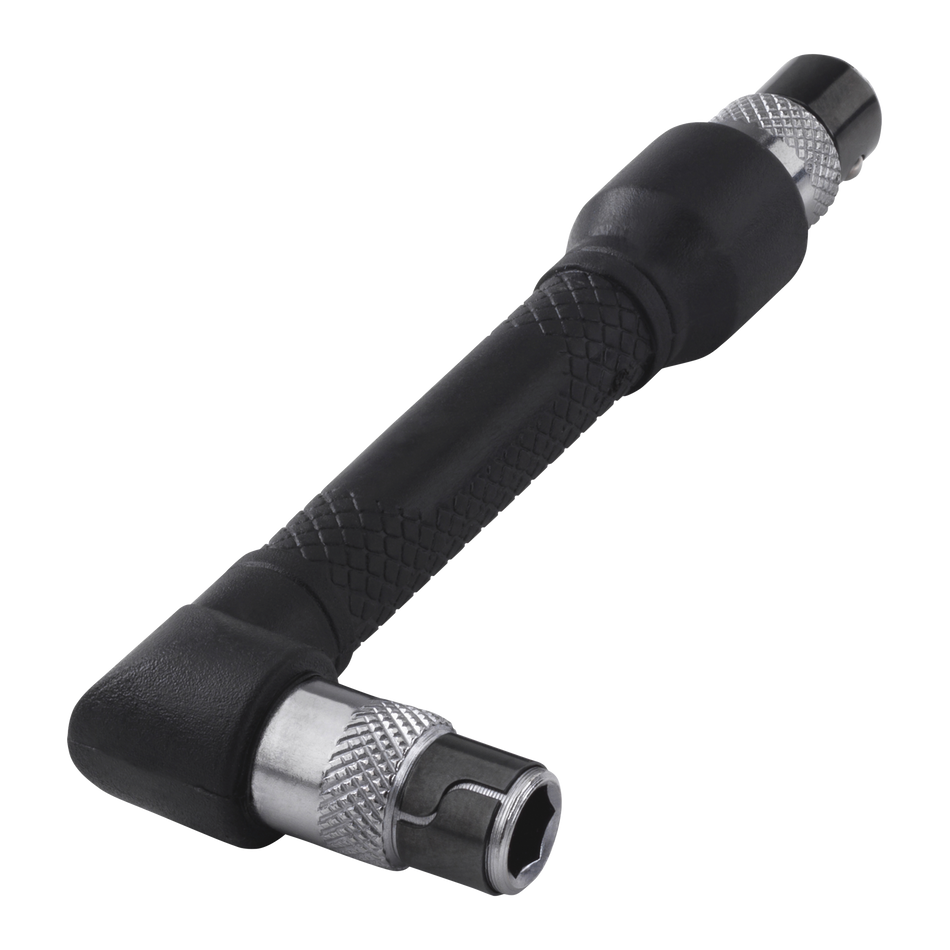 Angled Hand Screwdriver With 2 Bit Sockets