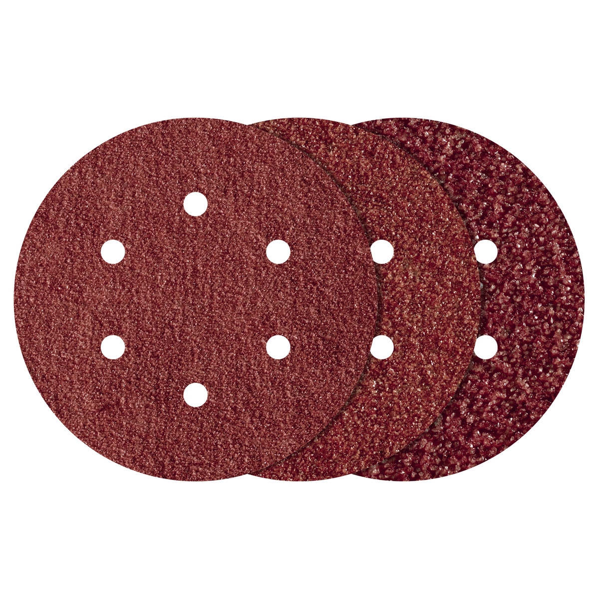 Easy-Fix Sanding Disc Set for Wood/Metal, Ø 150 mm, 12 Pcs.