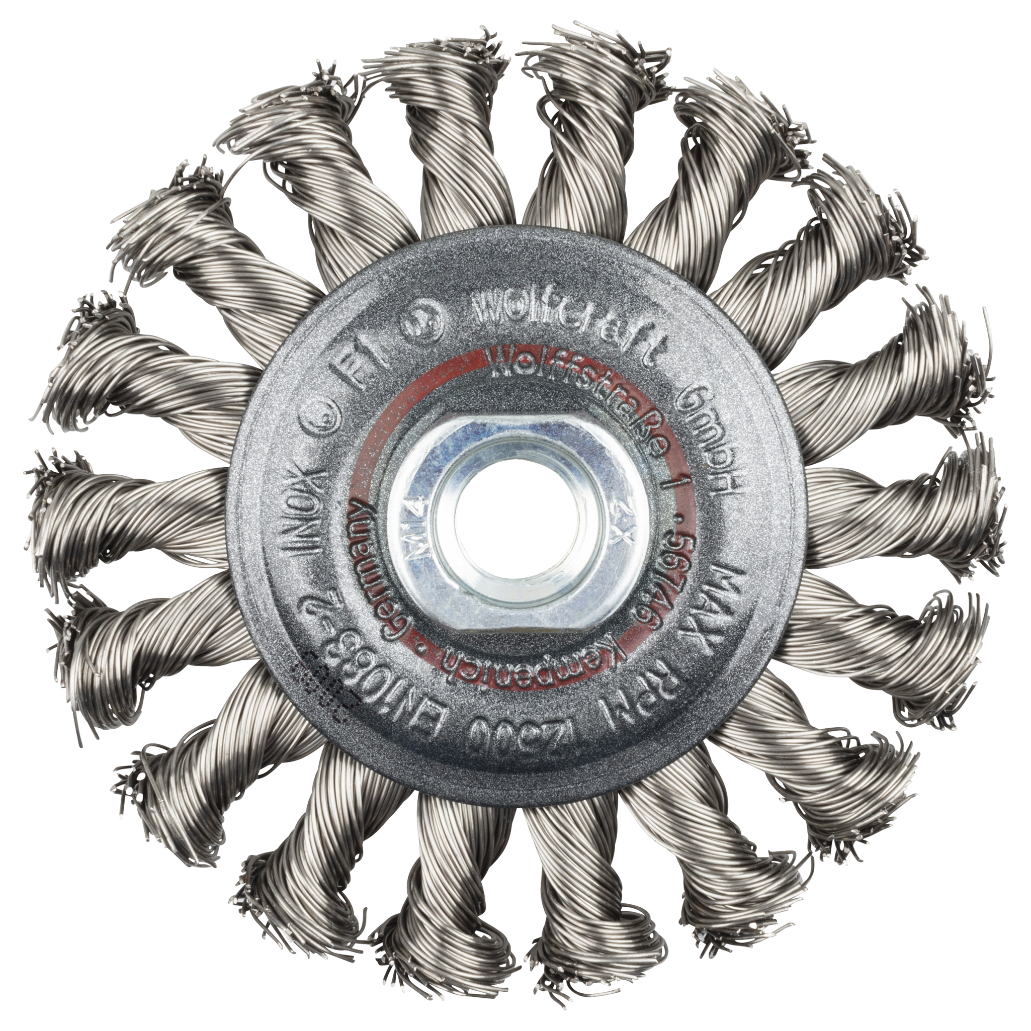 Stainless Steel Wire Wheel Brush, twisted
