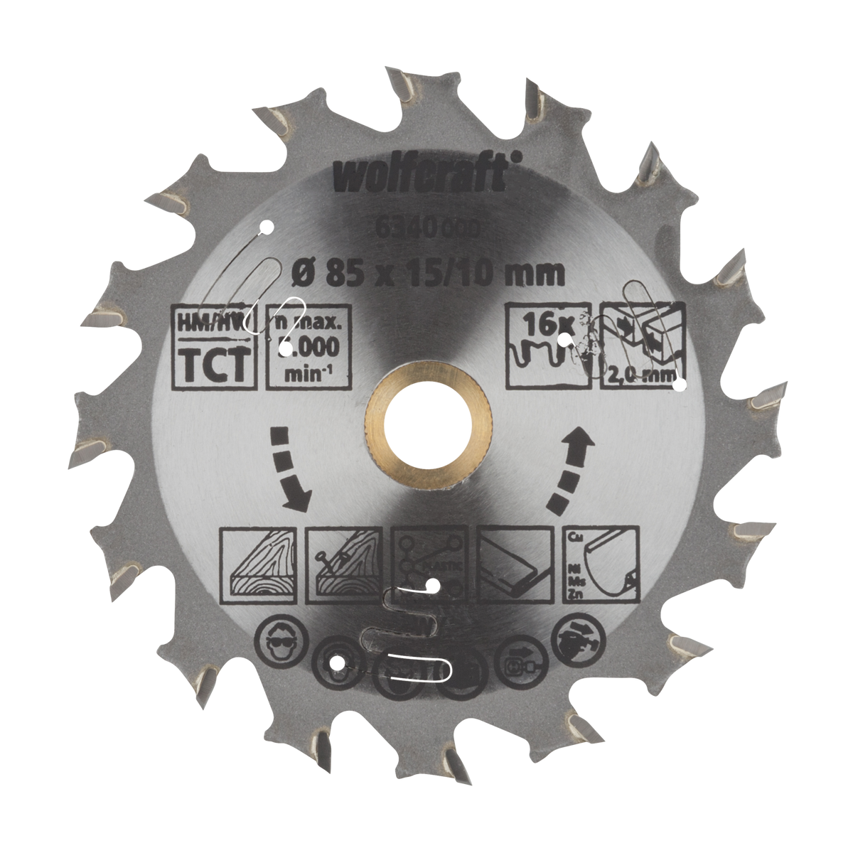 Circular Saw Blade for Cordless Circular Hand Saws, purple series, Ø 85 mm