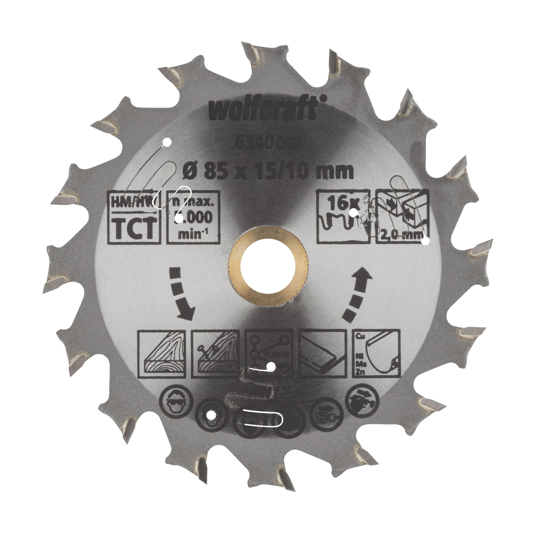 Circular Saw Blade for Cordless Circular Hand Saws, purple series, Ø 85 mm