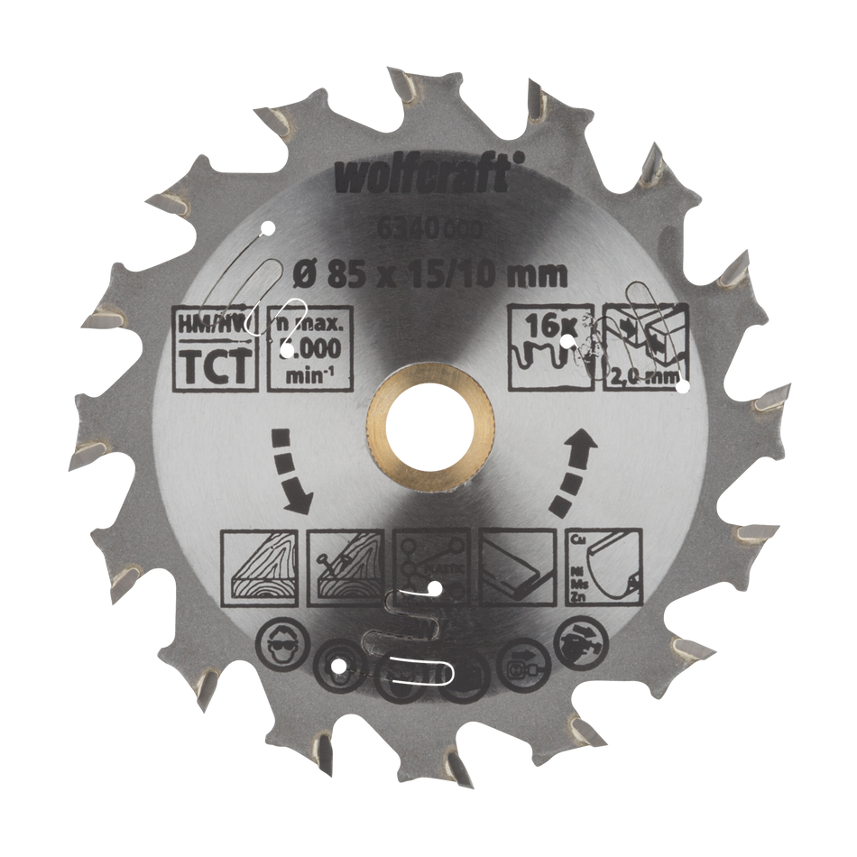 Circular Saw Blade for Cordless Circular Hand Saws, purple series, Ø 85 mm