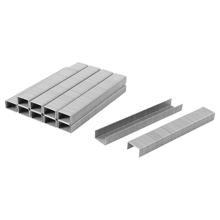 2,000 Broad Back Staples, INOX, Type 053, 6 mm