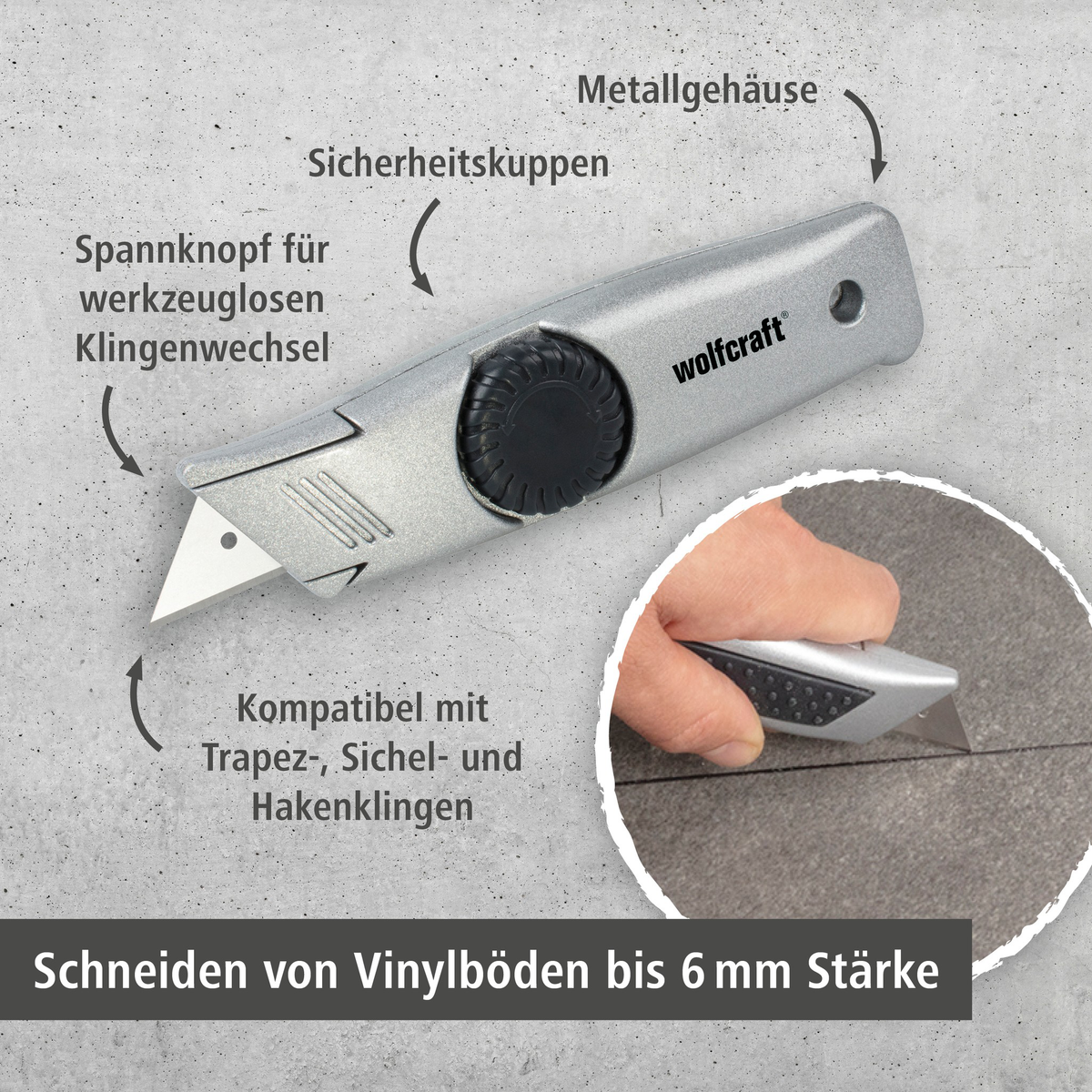 Vinyl Flooring Laying Set, 3 Pcs. (de)