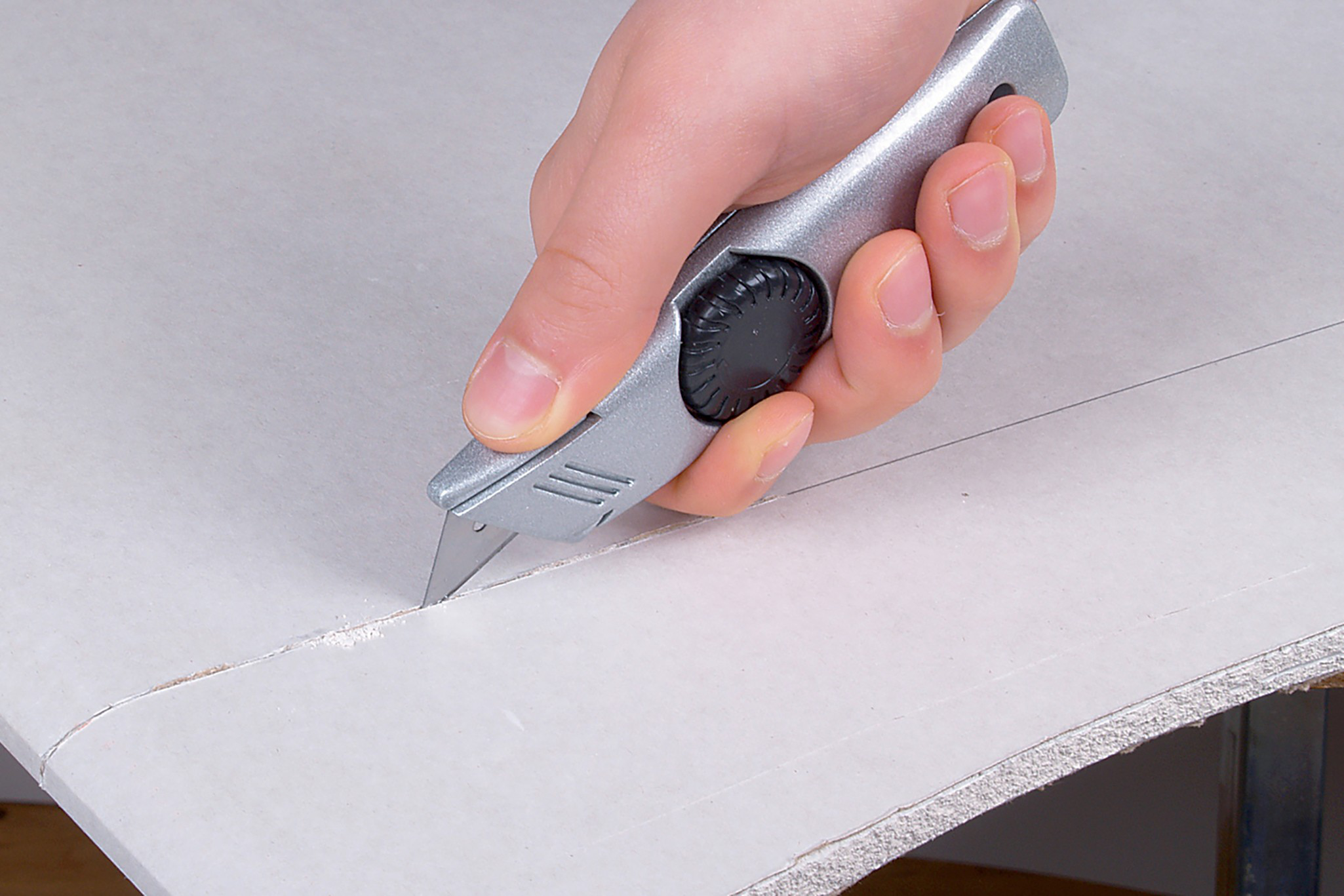 Multi-Purpose Fixed-Blade Knife with Trapezium Blade - Image 4