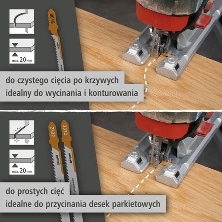 Jigsaw Blade Project Set for Parquet, 3 Pcs. (pl)