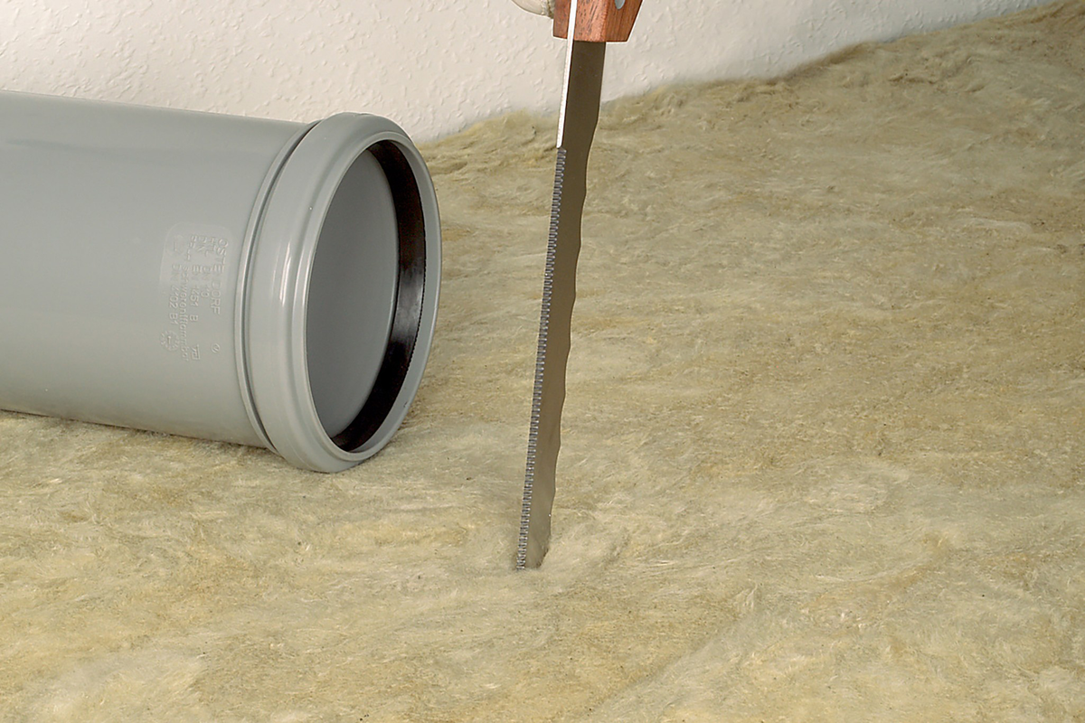 Special Knife for Insulating Materials with Wooden Handle