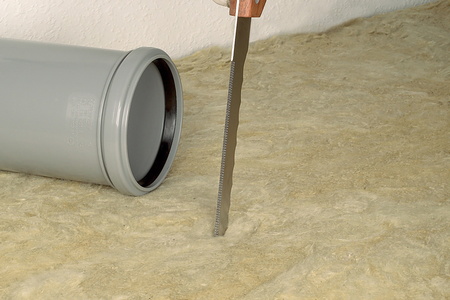 Special Knife for Insulating Materials with Wooden Handle
