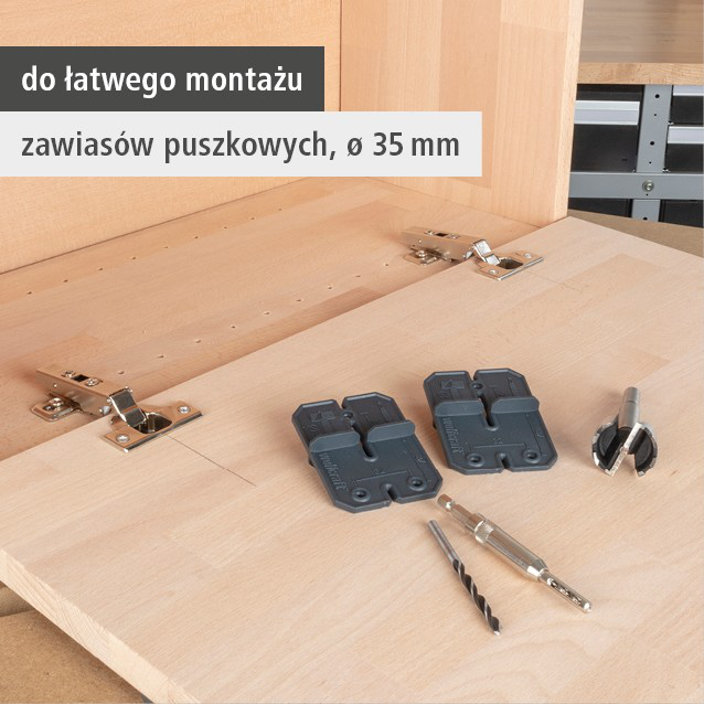 Hinge hole set, Ø 35 mm, 5 pcs. (pl)