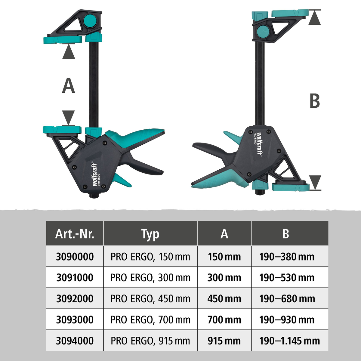 PRO ERGO One-Hand Clamp - Image 3
