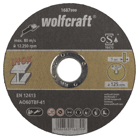 Cutting Discs for Stainless Steel, extra thin, Ø 125 mm