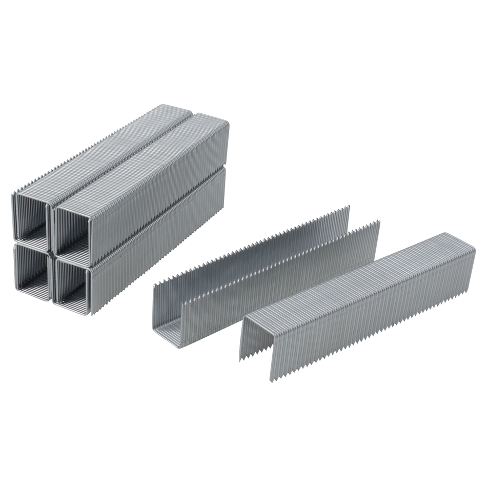 1,000 Broad Back Staples with D-Tip, Hard Steel, Type 053, 14 mm