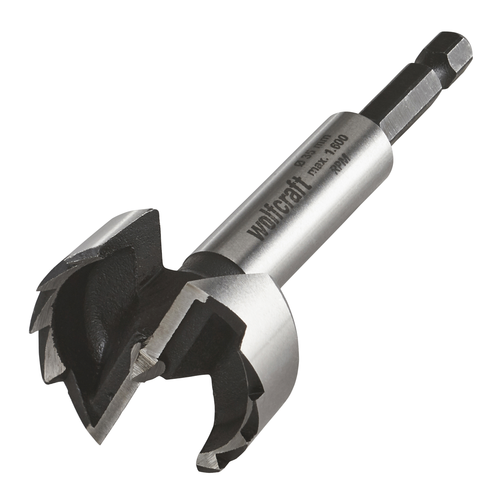 Forstner Drill Bit, Hexagon Shank, Ø 35 mm