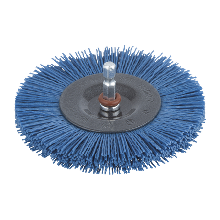 Nylon Wire Wheel Brush, soft, Ø 100 mm