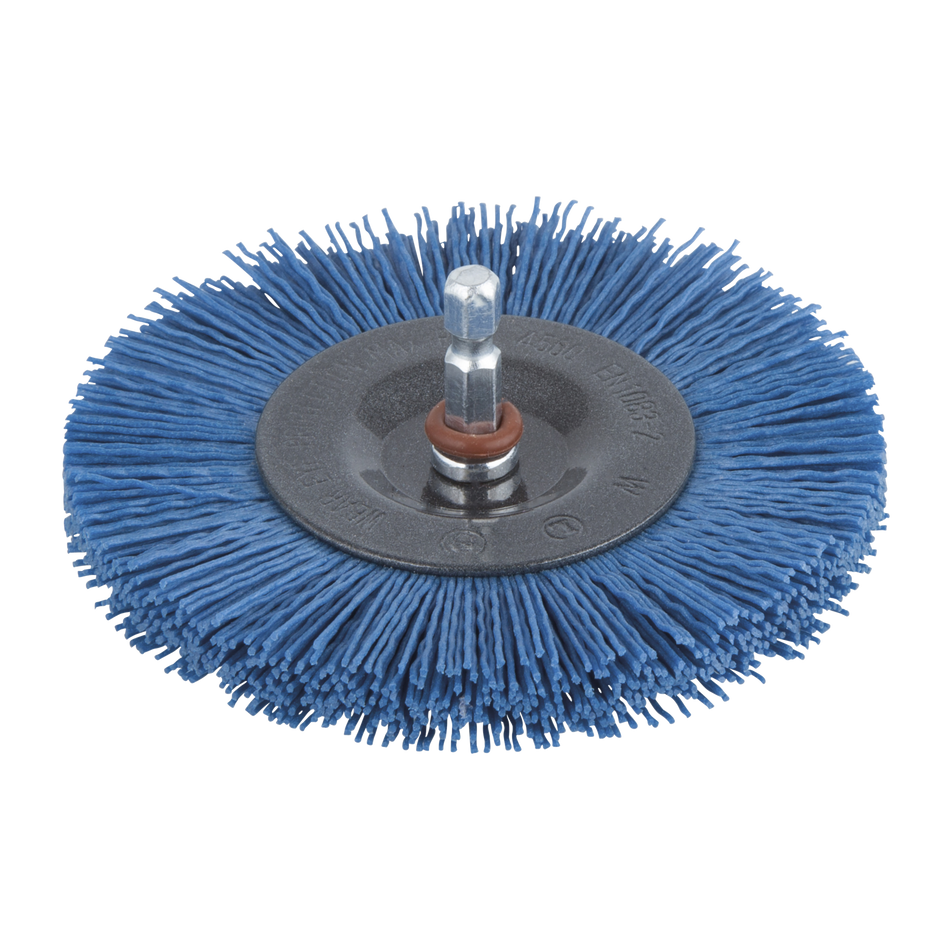 Nylon Wire Wheel Brush, soft, Ø 100 mm