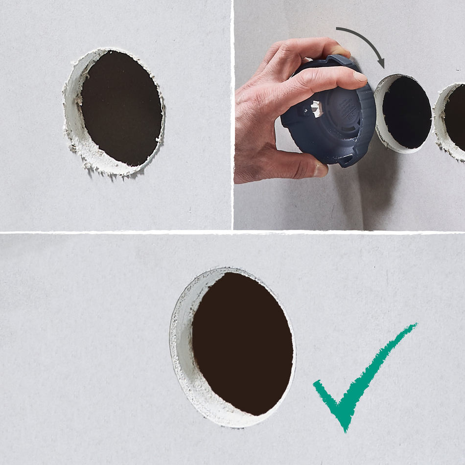 Deburrer for Plasterboard, Ø 68 mm