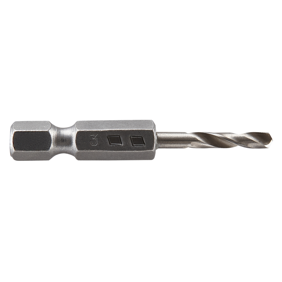 HSS Metal Drill Bit, Ground, Hexagon Shank