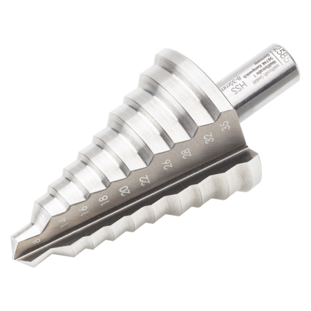 HSS Step Drill Bit, Ø 8–35 mm