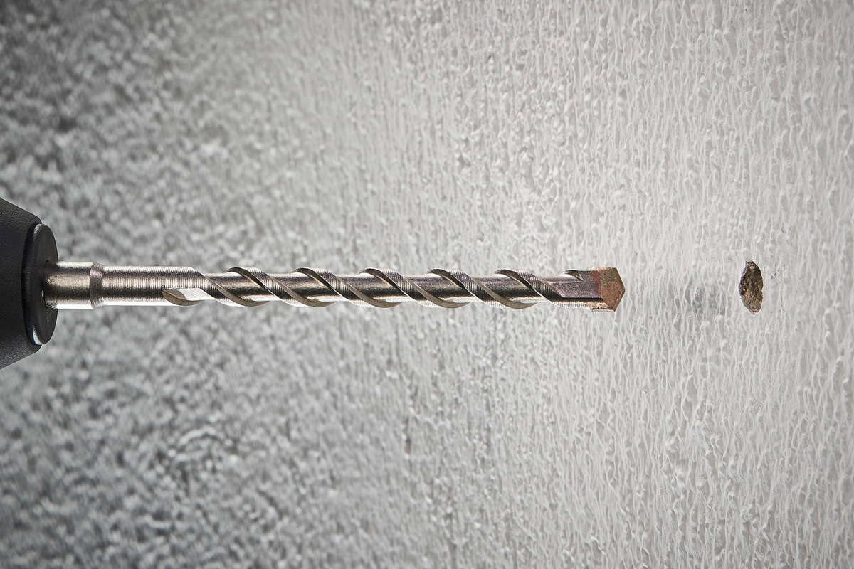 Concrete Drill Bit, Tungsten Carbide Tipped, SDS-plus